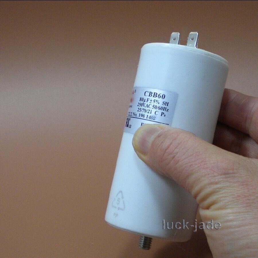 MOTOR RUN condensateur 250VAC 250 V climatisation 60uF 60MFD CBB60 60 uF MFD avec fixation Goujon Ul
