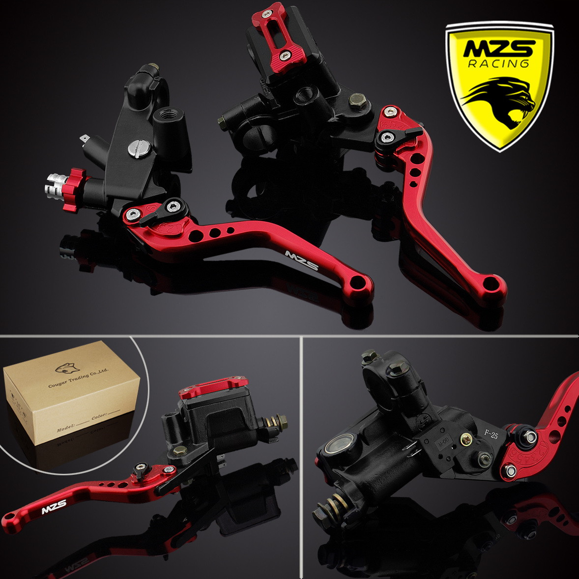 Clutch Brake Levers Master Cylinder Reservoir Fit Suzuki Bandit 1200//1250 SV1000