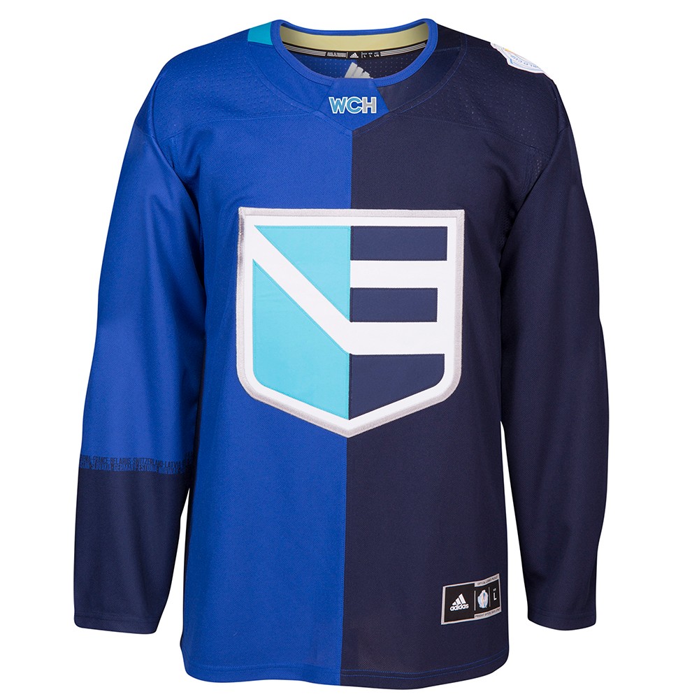 Europe NHL Men's Adidas Blue 2016 World Cup of Hockey Premier Home