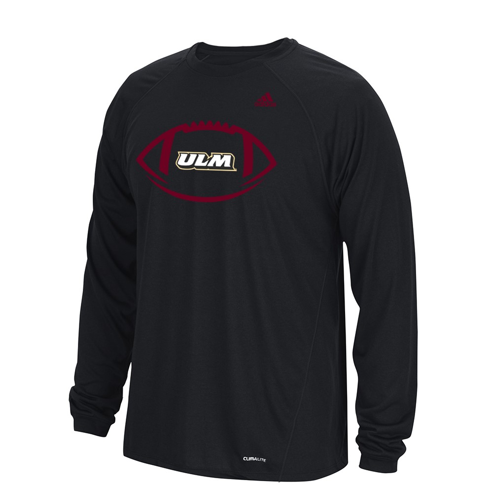 NCAA Adidas Climalite Performance Long Sleeve Men's T-Shirt Collection - Picture 33 of 92