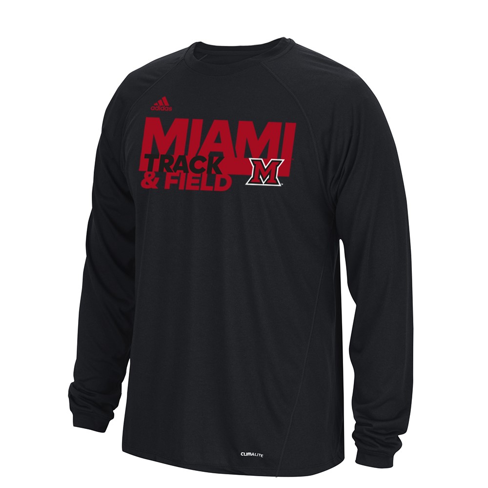 NCAA Adidas Climalite Performance Long Sleeve Men's T-Shirt Collection - Picture 51 of 92
