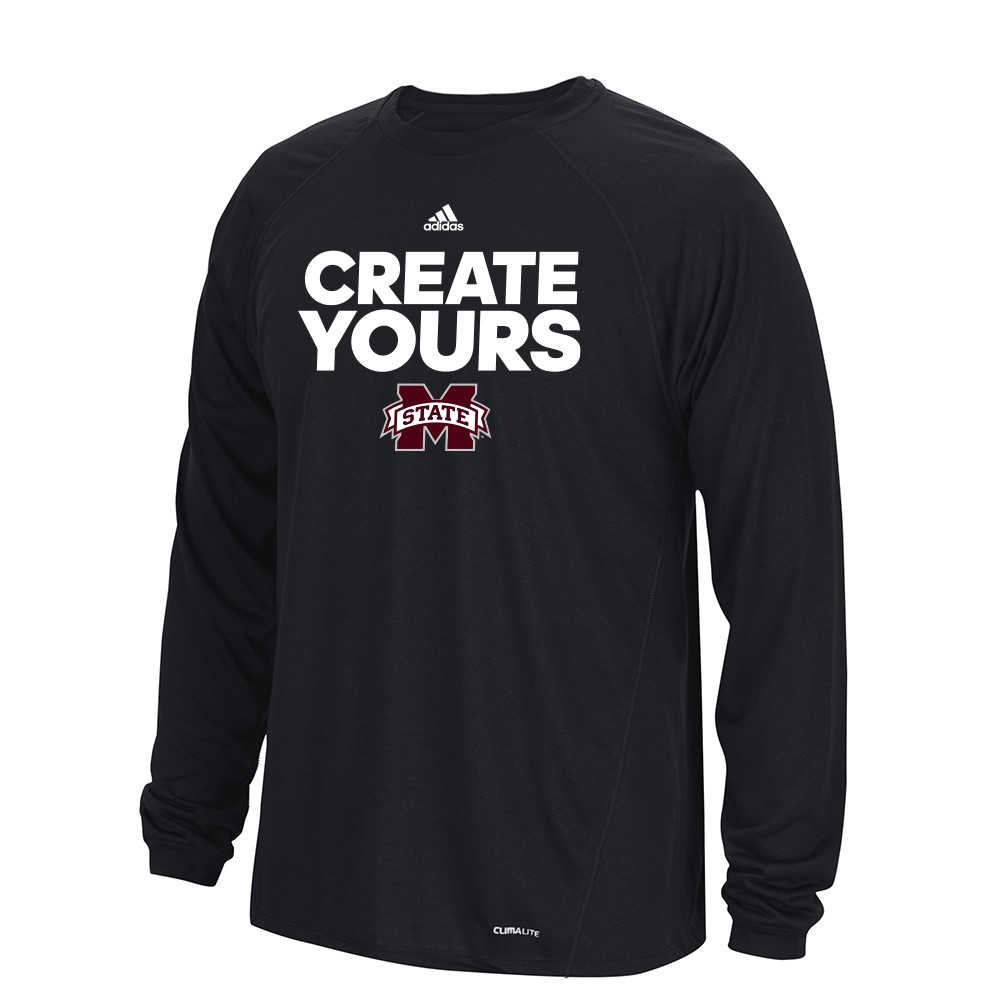 NCAA Adidas Climalite Performance Long Sleeve Men's T-Shirt Collection - Picture 54 of 92