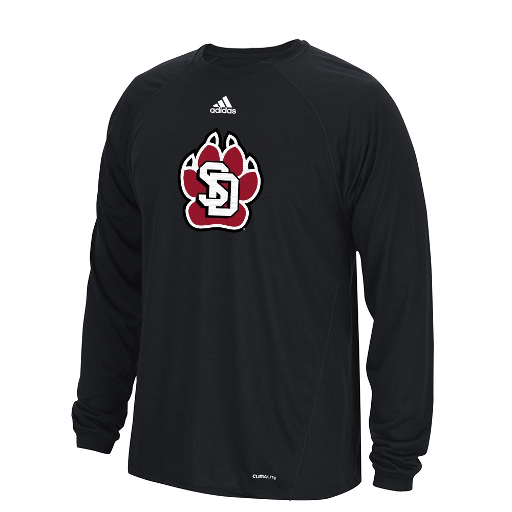 NCAA Adidas Climalite Performance Long Sleeve Men's T-Shirt Collection - Picture 79 of 92
