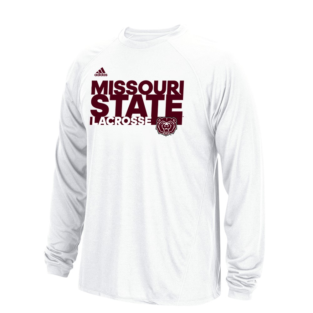 NCAA Adidas Climalite Performance Long Sleeve Men's T-Shirt Collection - Picture 63 of 92