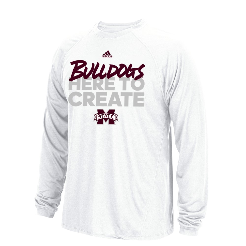 NCAA Adidas Climalite Performance Long Sleeve Men's T-Shirt Collection - Picture 55 of 92