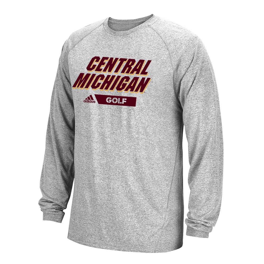 NCAA Adidas Climalite Performance Long Sleeve Men's T-Shirt Collection - Picture 10 of 92
