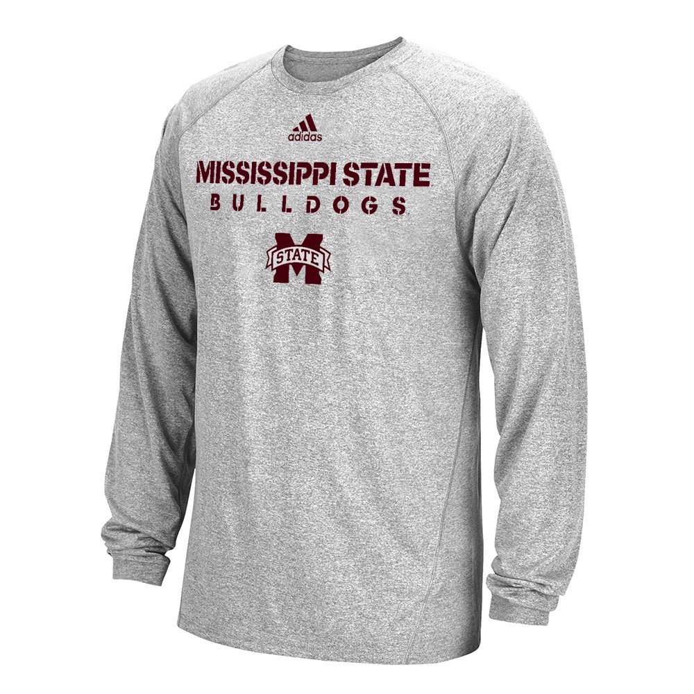 NCAA Adidas Climalite Performance Long Sleeve Men's T-Shirt Collection - Picture 56 of 92