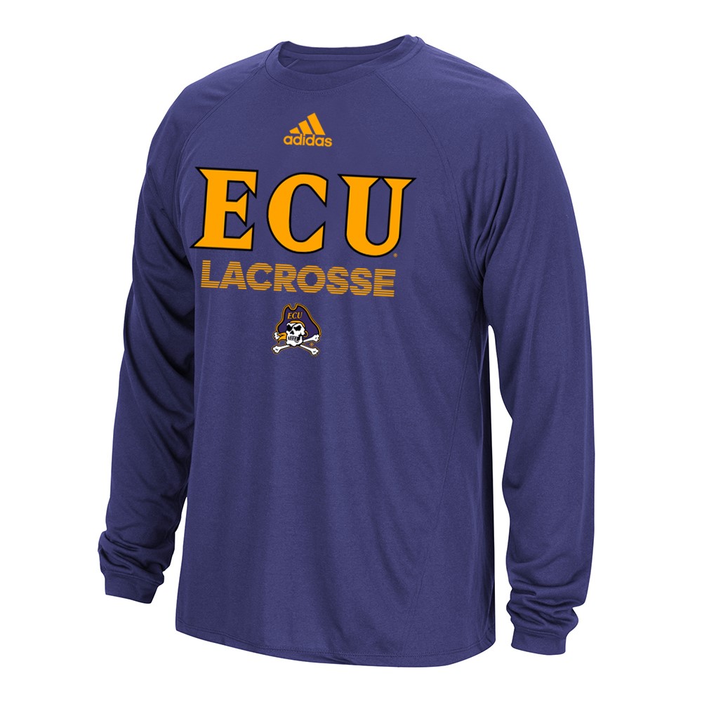 NCAA Adidas Climalite Performance Long Sleeve Men's T-Shirt Collection - Picture 15 of 92