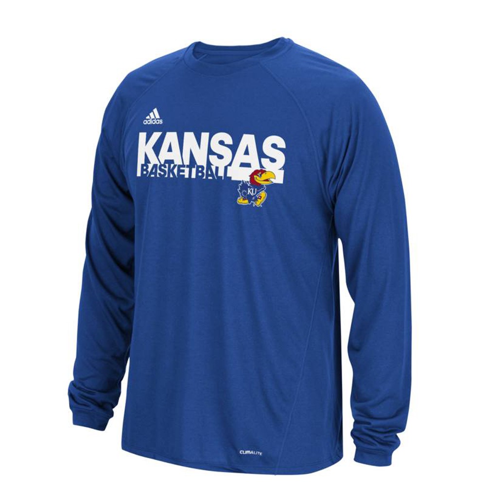 NCAA Adidas Climalite Performance Long Sleeve Men's T-Shirt Collection - Picture 26 of 92