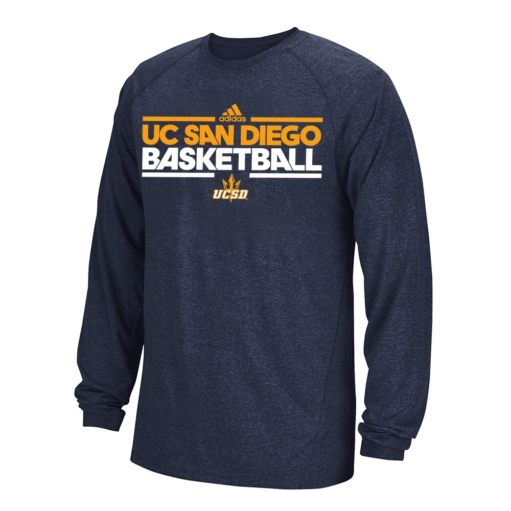 NCAA Adidas Climalite Performance Long Sleeve Men's T-Shirt Collection - Picture 89 of 92