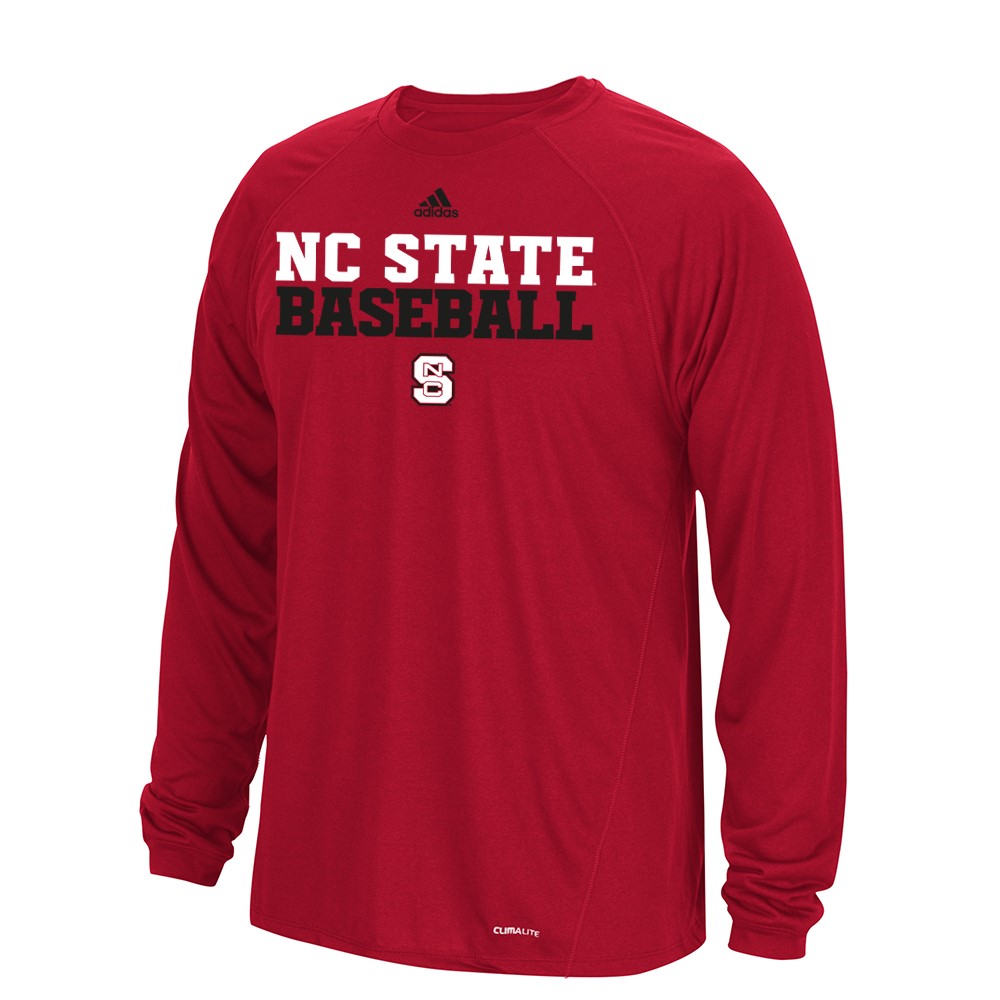 NCAA Adidas Climalite Performance Long Sleeve Men's T-Shirt Collection - Picture 64 of 92