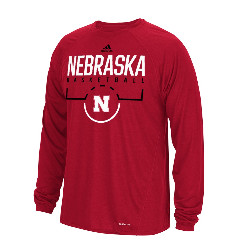 NCAA Adidas Climalite Performance Long Sleeve Men's T-Shirt Collection - Picture 65 of 92