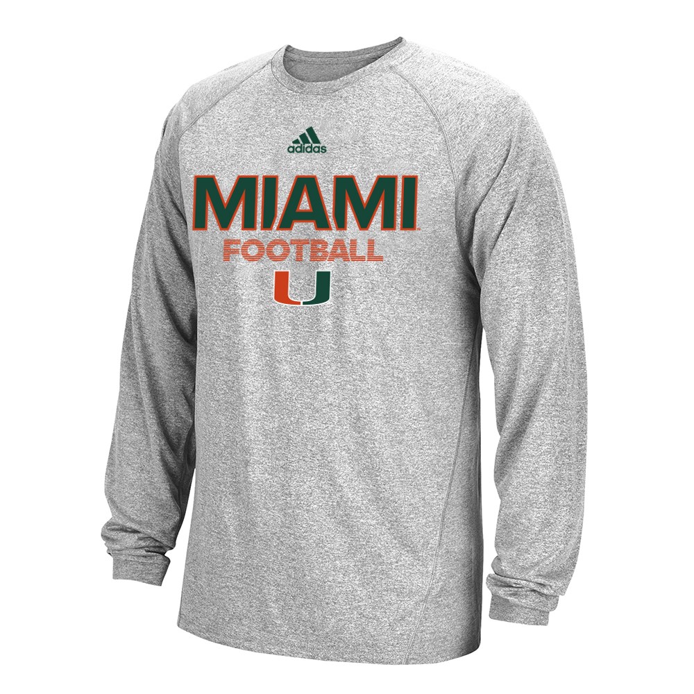 NCAA Adidas Climalite Performance Long Sleeve Men's T-Shirt Collection - Picture 50 of 92