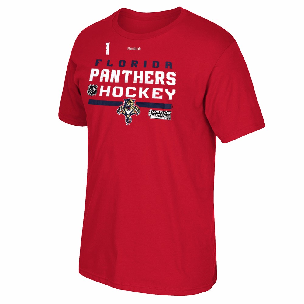 Florida Panthers NHL Reebok Player Name & Number Premier Jersey T-Shirt Men's - Picture 29 of 37