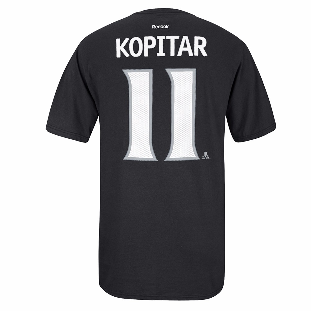 Los Angeles Kings NHL Reebok Player Name & Number Premier Jersey T-Shirt Men's - Picture 10 of 58