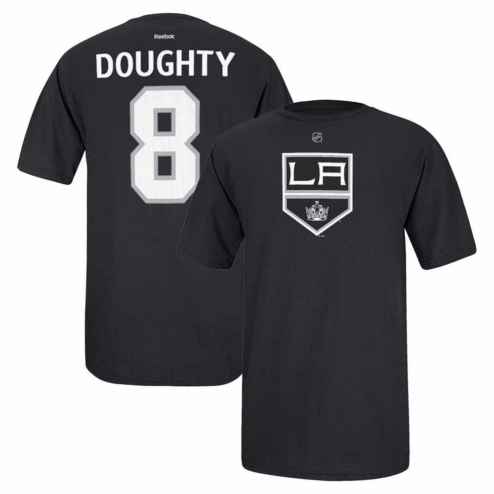 Los Angeles Kings NHL Reebok Player Name & Number Premier Jersey T-Shirt Men's - Picture 17 of 58