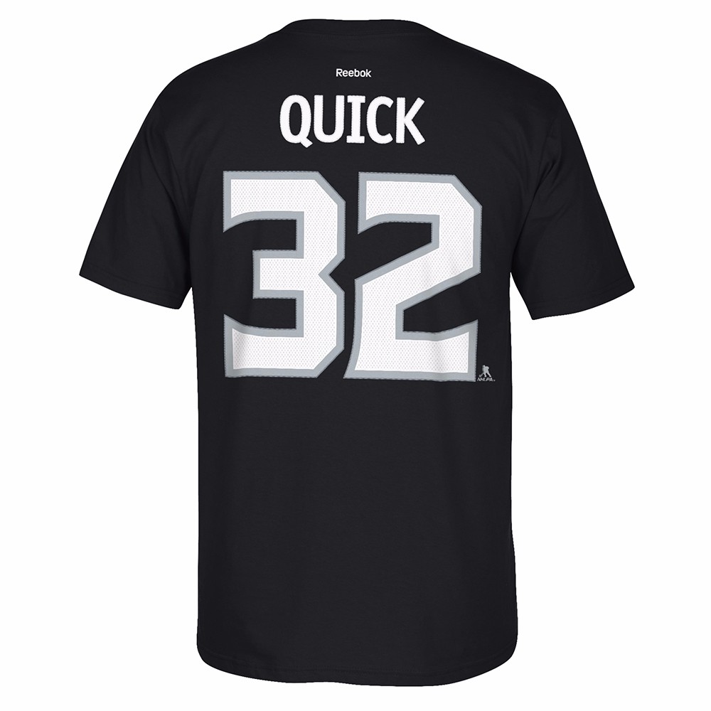 Los Angeles Kings NHL Reebok Player Name & Number Premier Jersey T-Shirt Men's - Picture 36 of 58