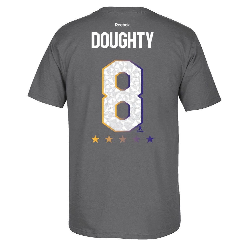 Los Angeles Kings NHL Reebok Player Name & Number Premier Jersey T-Shirt Men's - Picture 20 of 58