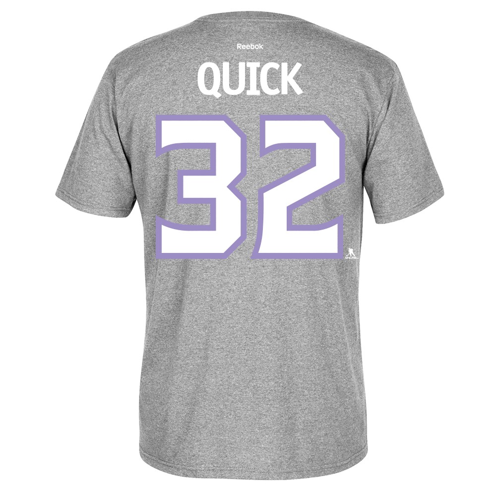 Los Angeles Kings NHL Reebok Player Name & Number Premier Jersey T-Shirt Men's - Picture 42 of 58