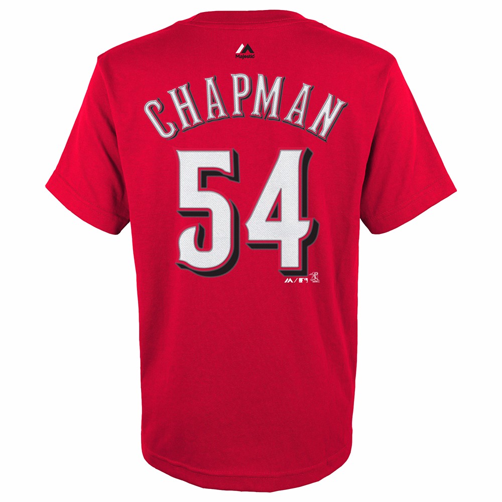 Aroldis Chapman Cincinnati Reds MLB Majestic YOUTH Red Player