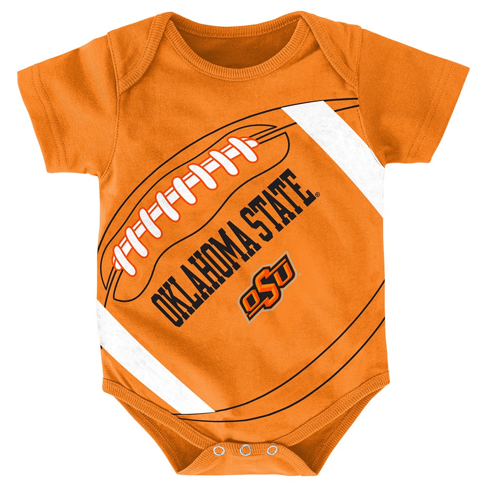 Orange OuterStuff NCAA Infant Oklahoma State Cowboys Fan Jersey Romper
