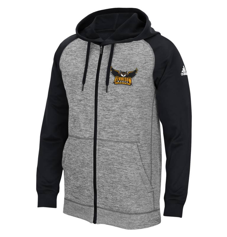 Kennesaw Black Fleece Full Zip Hoodie Full Owl