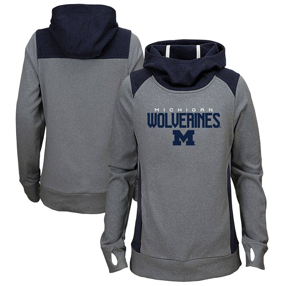 Colección de suéter con capucha gris ""Ultimate Funnel"" de la NCAA niñas jóvenes (7-16) - Imagen 8 de 13