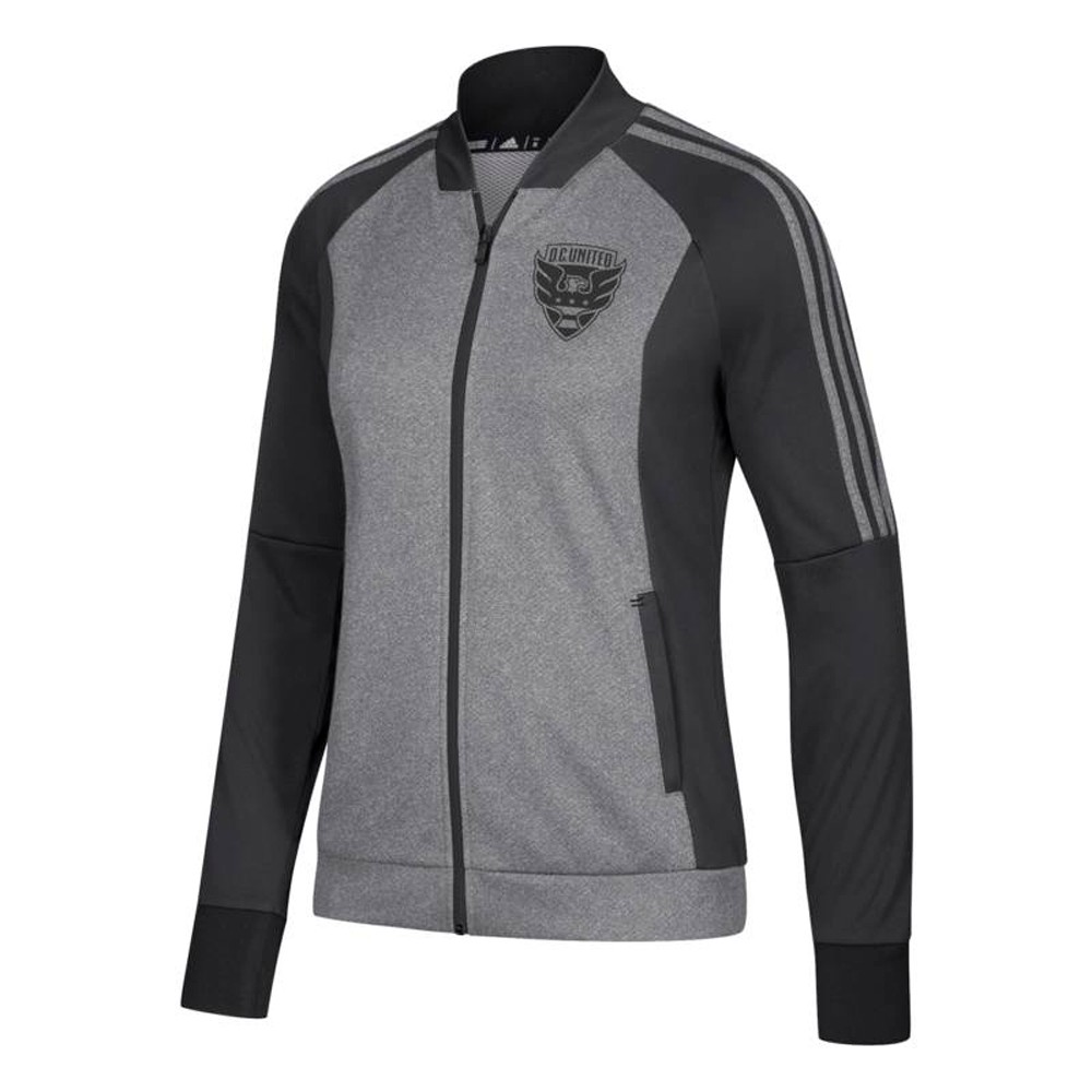 Details about D.C. United MLS Adidas Women's Team Logo Grey Full Zip Anthem Jacket Details about D.C. United MLS Adidas Women's Team Logo Grey Full Zip Anthem Jacket