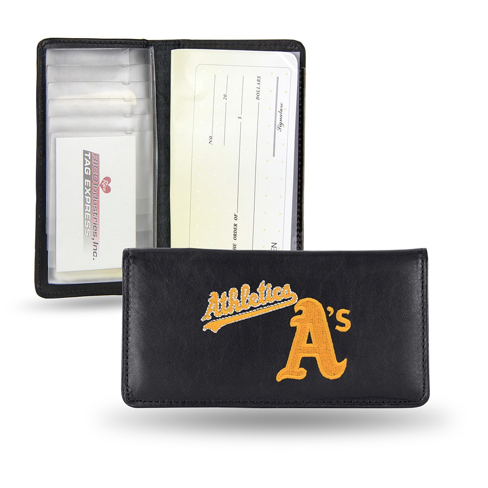 Portafoglio MLB NFL NBA NHL NCAA in pelle con logo squadra ricamato di RICO - Foto 11 di 18