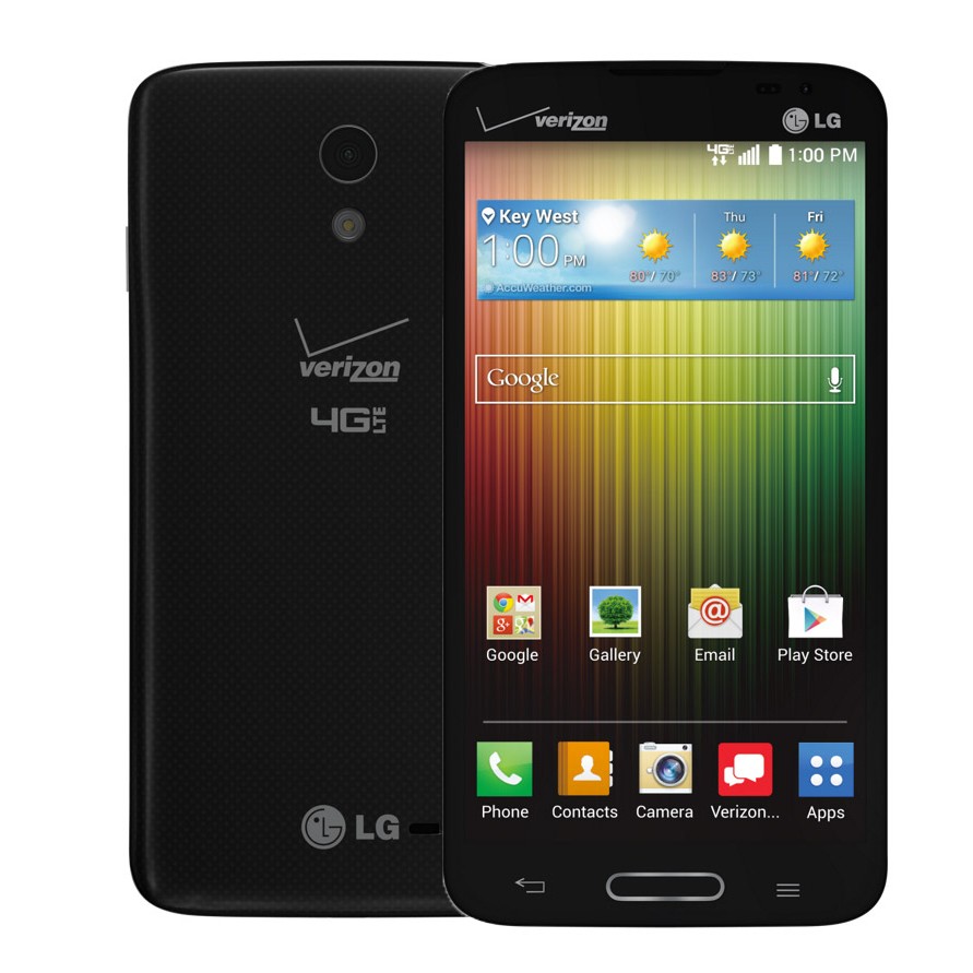 LG Lucid 3 VS876 8GB Black Verizon Page Plus 4G LTE Android Smartphone
