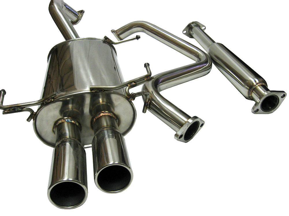 CATBACK EXHAUST SYSTEM FOR NISSAN MAXIMA 0003 V6 DUAL TIP STAINLESS