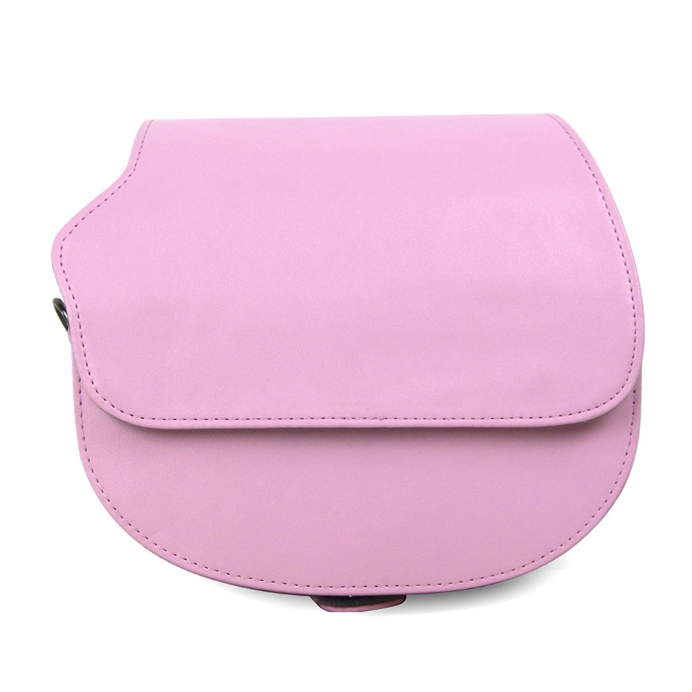 Para Fujifilm Instax Mini Hello Kitty Cubierta de Estuche Bolsa De Cámara PU Rosa Linda