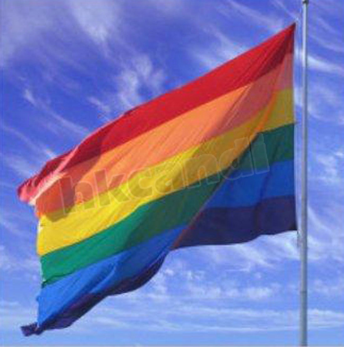 Rainbow Flag Large Rainbow Gay Pride Flag 5x3ft 5 X3 Lgbt Flag Gay Lesbian Ebay