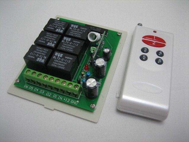 Wireless 12V 12 Volt Remote Switch 6 CHANNEL Control RV | eBay