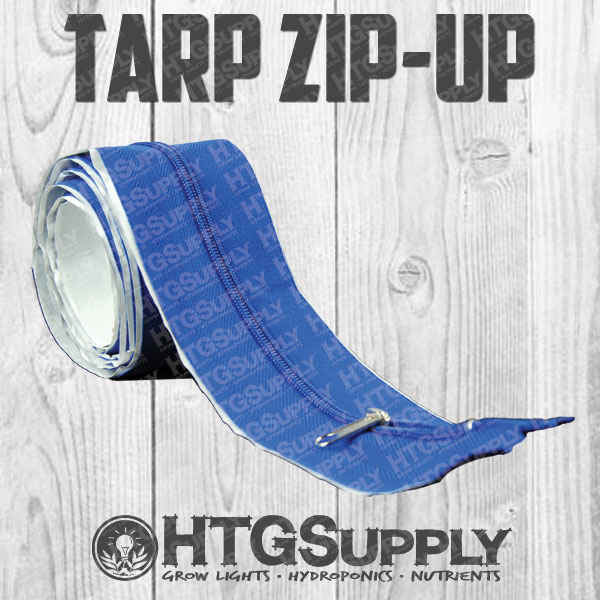 Tarp Zip Up Zipper Door Grow Room Tent Doorway Garden Hydroponics