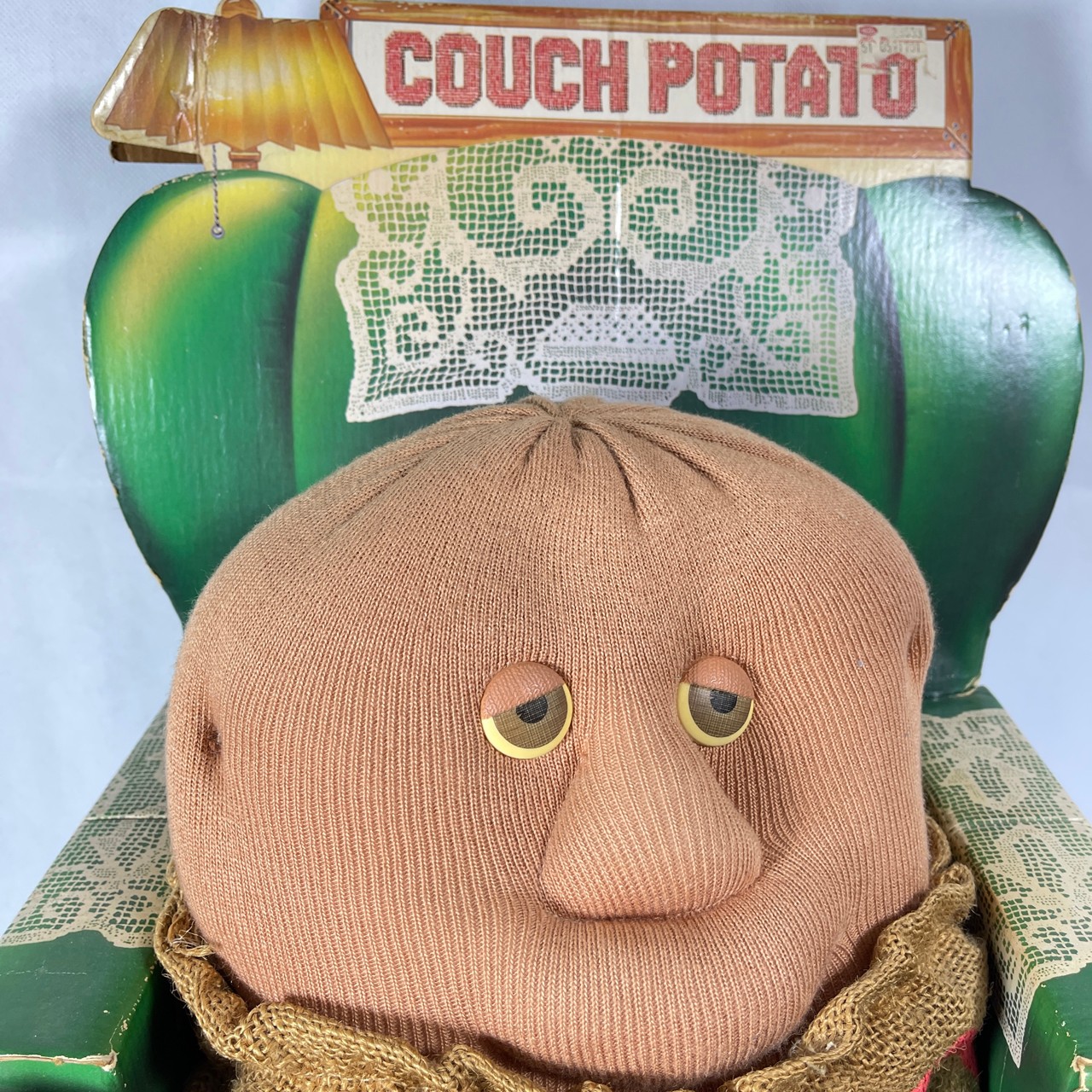 Vintage 1987 Coleco ROBERT ARMSTRONG COUCH POTATO BURLAP SACK