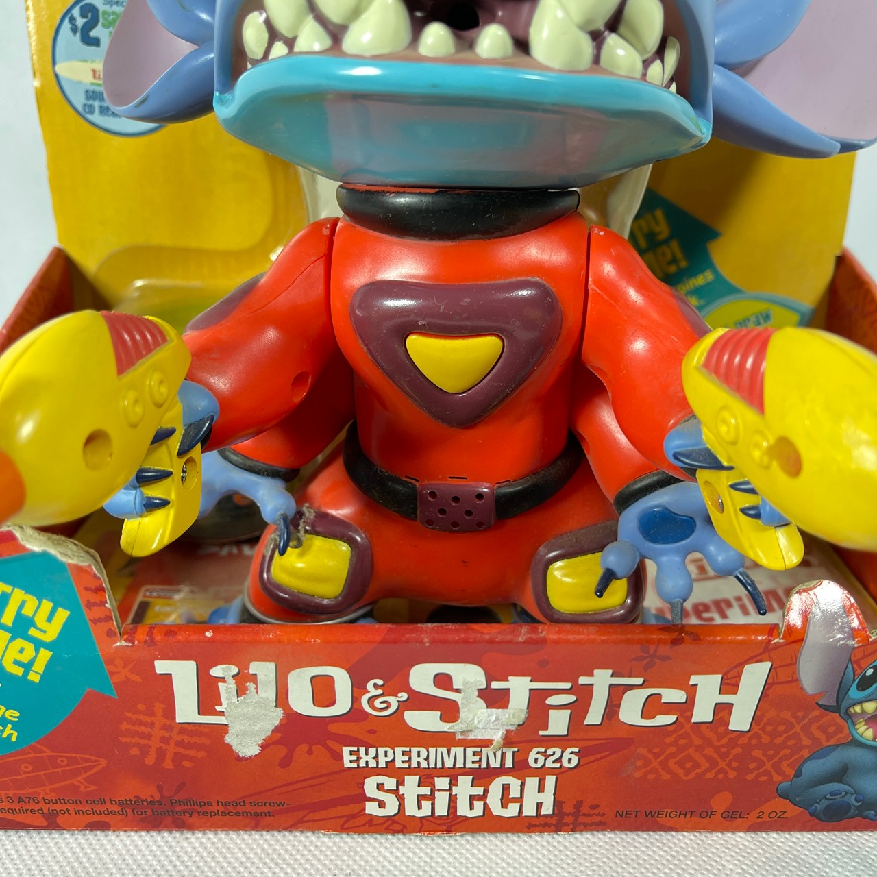 【激レア.ヴィンテージ】2002年製　Disney リロ&スティッチ　実験626 Vintage 2002 HASBRO DISNEY LILO & STITCH EXPERIMENT 626