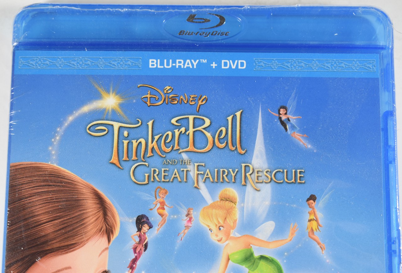 Disney TINKERBELL AND THE GREAT FAIRY RESCUE Blu Ray DVD COMBO