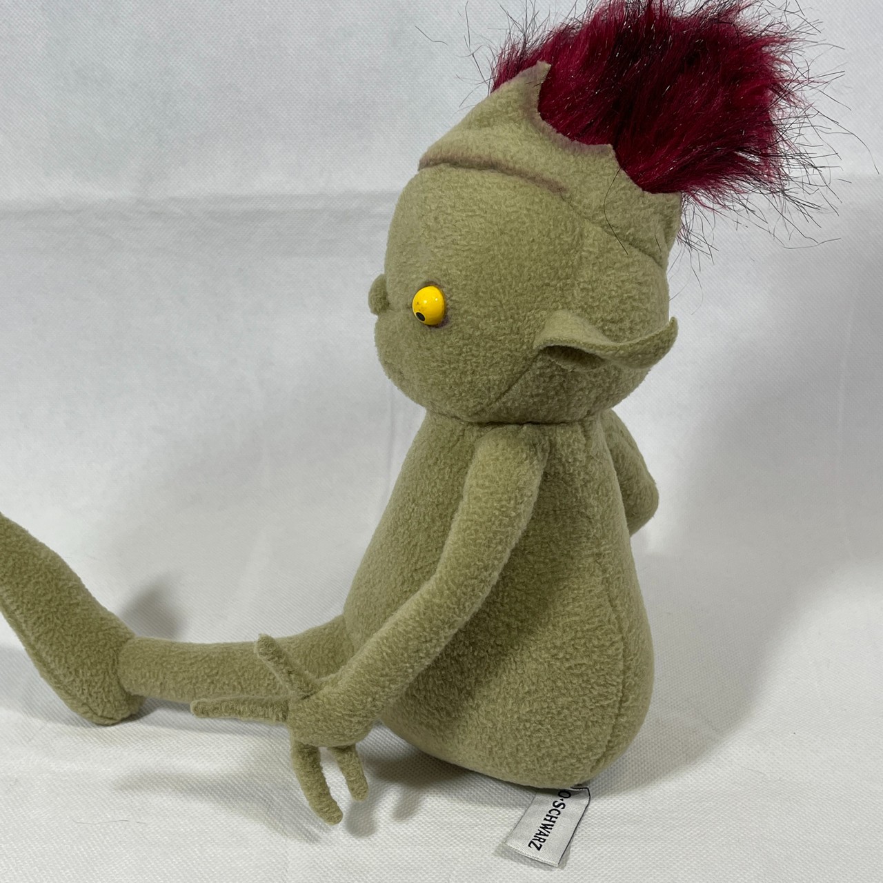 Fao Schwarz Brian Froud Goblins Mohawk Scheer Plush Stuffed Character Plush Rare