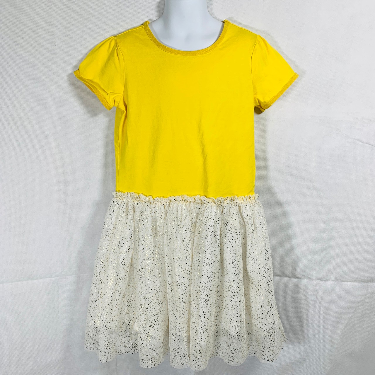 Girls BOUTIQUE HANNA ANDERSSON SOLID BLUE SHORT SLEEVE DRESS 130 8 Years CUTE