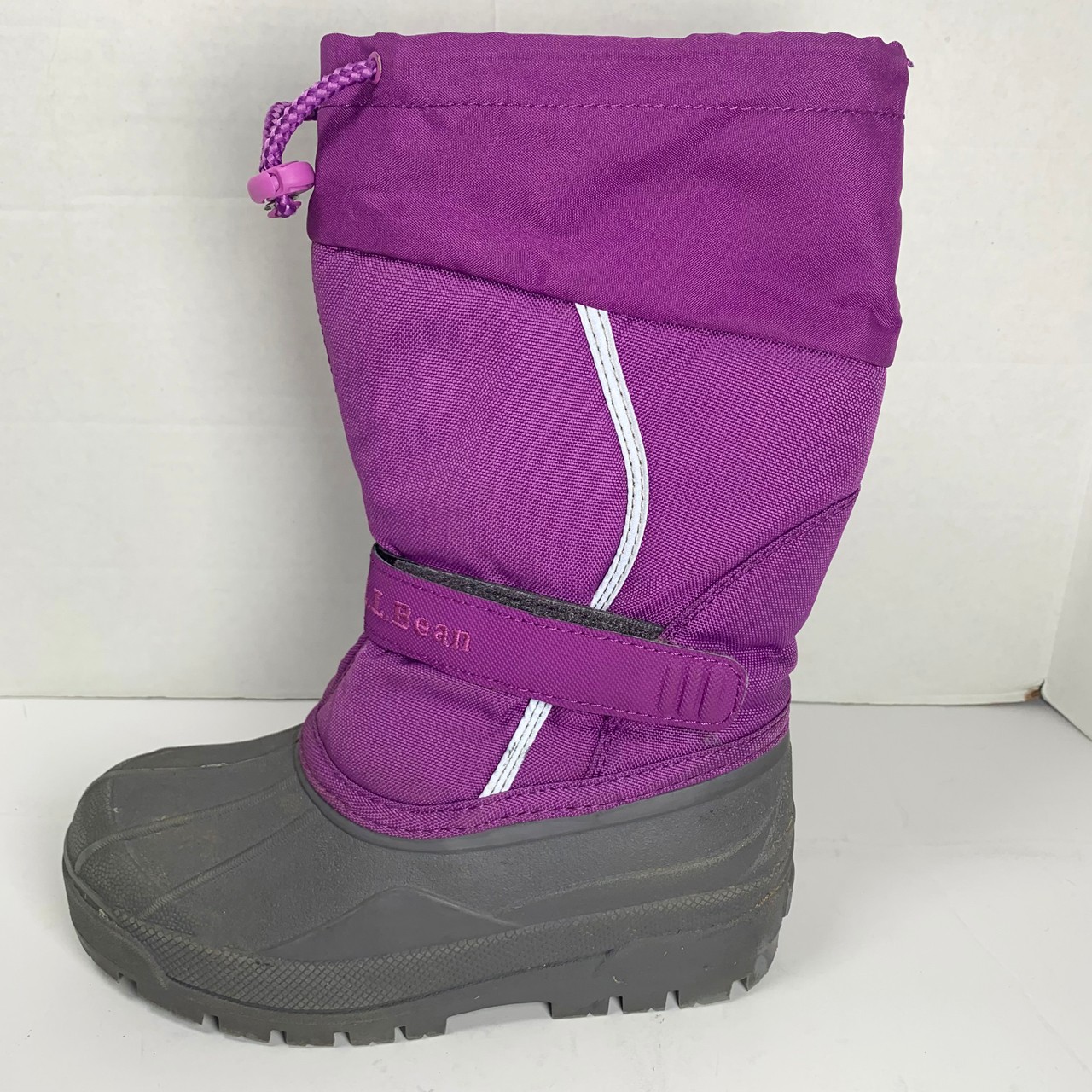 purple ll bean boots