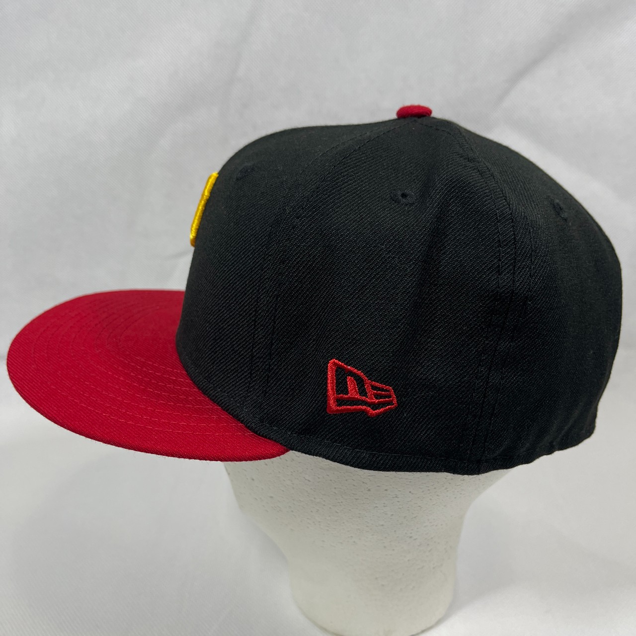 New Era 59Fifty PITTSBURGH PIRATES BLACK RED WOOL Fitted Hat