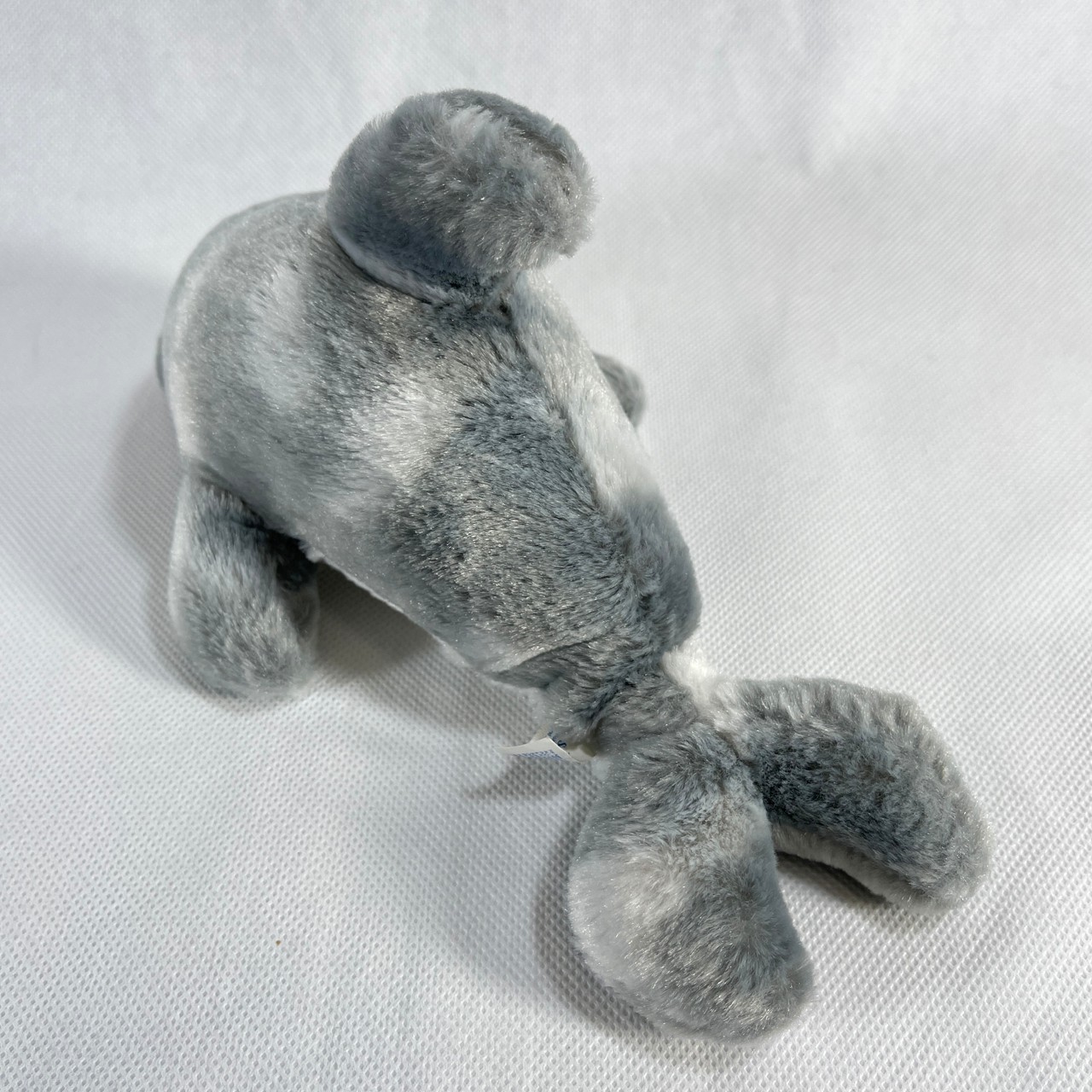 Sea World Gray White Dolphin Stuffed Plush Animal Soft Toy