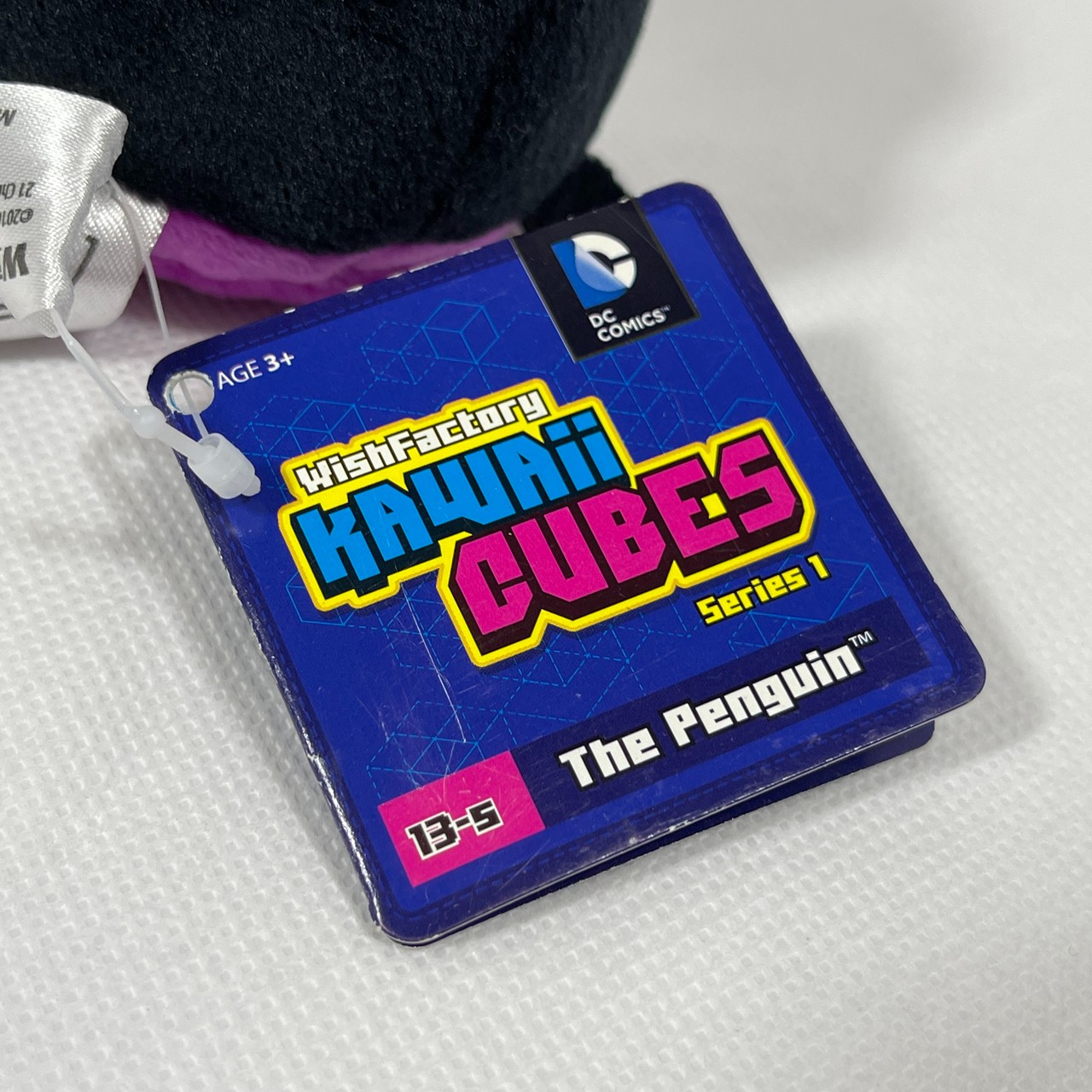 Wish Factory Kawaii Cubes Series 1 DC's The Penguin Stuffed Character Plush Toy New With Tag