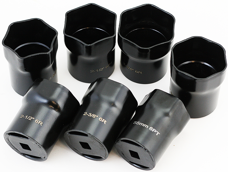 7 PC WHEEL 4X4 TRUCK AXLE BEARING LOCK NUT LOCKNUT SOCKET WRENCH TOOL