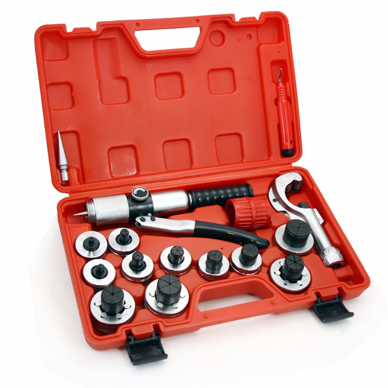 11 Lever Hydraulic Tubing Expander Tool Swaging Kit HVAC Tools Tube