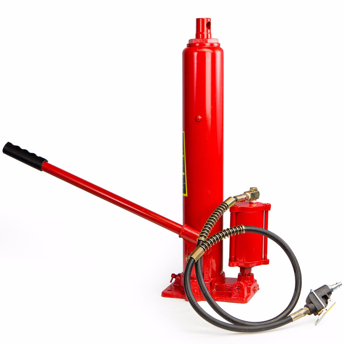 2 in1 8 ton air manual Hydraulic Ram Jack Pump Engine Lift hoist Cherry