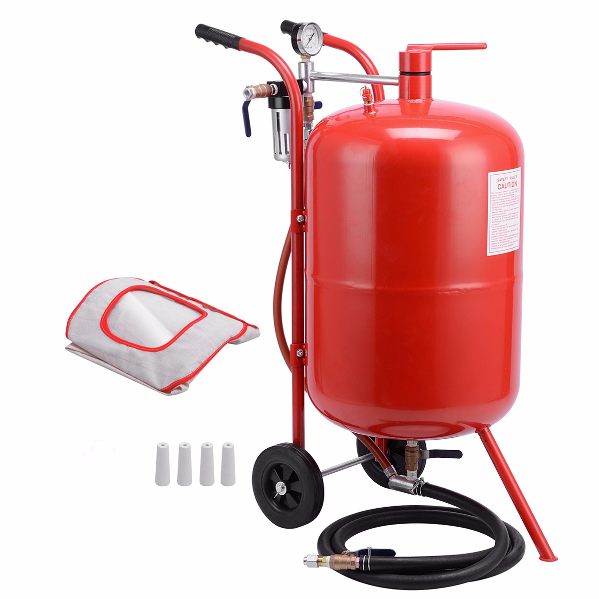 Sandblaster Sand Blaster 20 Gallon Portable Air Media Abrasive Blasting
