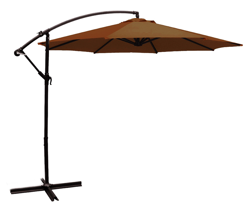 10ft Out Door Deck Patio Umbrella Off Set Tilt Cantilever Hanging 10ft Out Door Deck Patio Umbrella Off Set Tilt Cantilever Hanging Canopy Brown