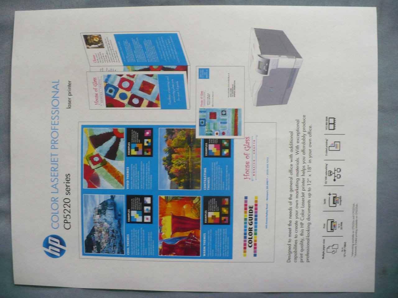 Hp Color Laserjet Professional Cp5225dn Printer Price in BD